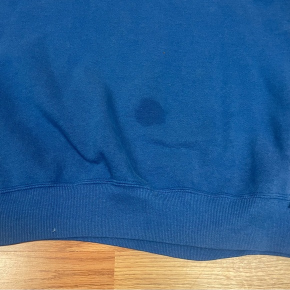 Vintage Russell Athletic Men’s Crewneck Sweatshirt XL Made In USA Blue 90’s Pull - Picture 2 of 5